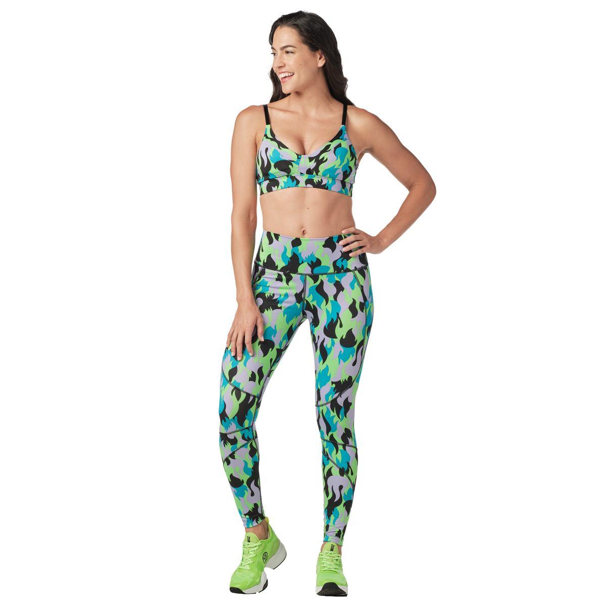 Zumba Camo Flame Bra