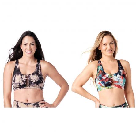 Zumba Worldwide Tie-Dye Bra