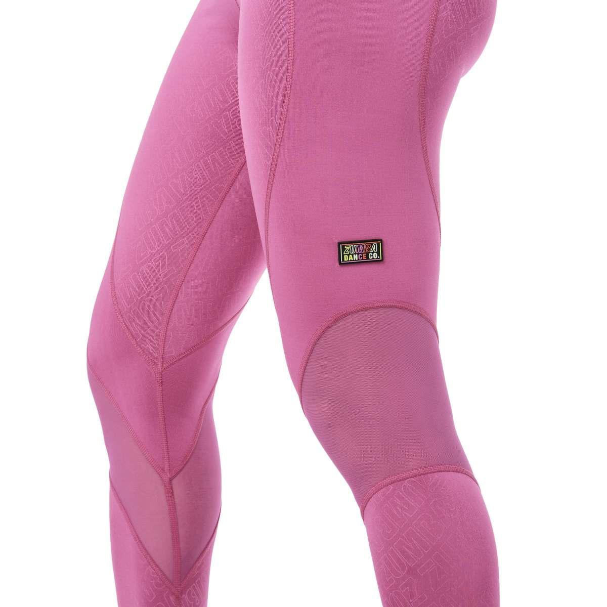 Zumba Mesh Panel Ankle Leggings