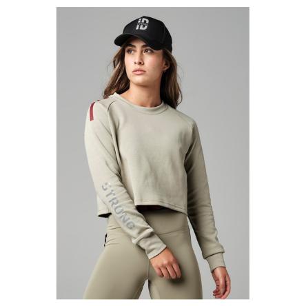 Strong ID Long Sleeve Crop Pullover