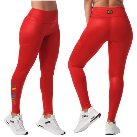 Bright And Bold High Waisted Ankle Leggings.