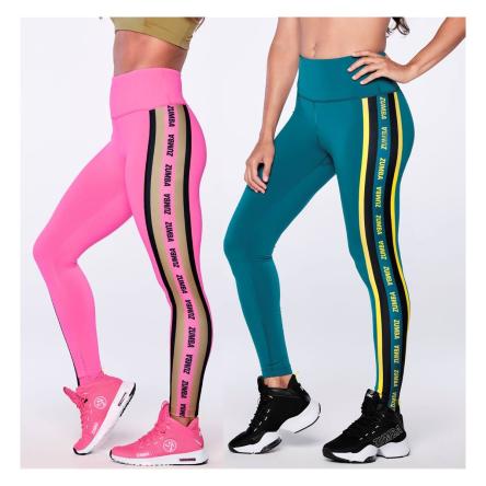 Zumba Music Lab High Waisted Ankle Leggings