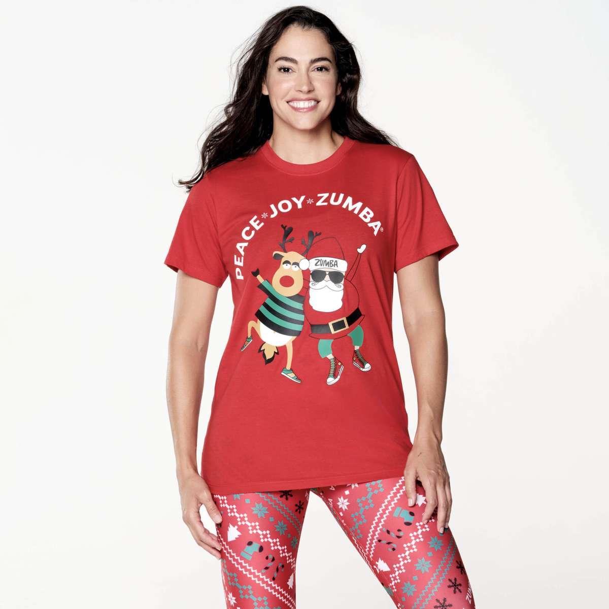 Peace Joy Zumba Tee