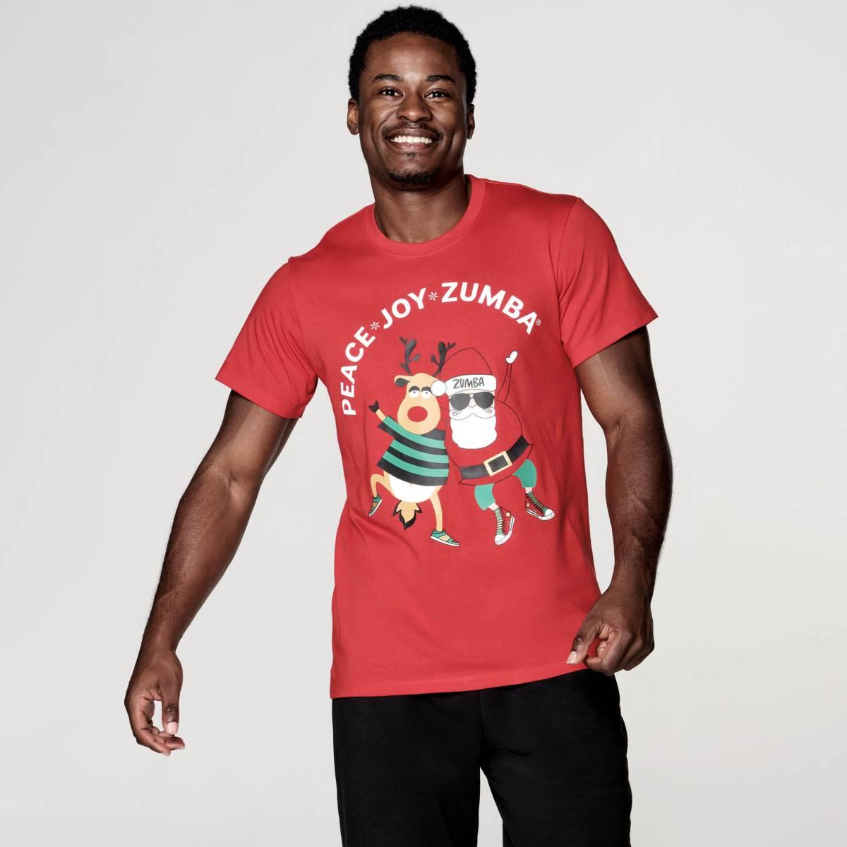 Peace Joy Zumba Tee