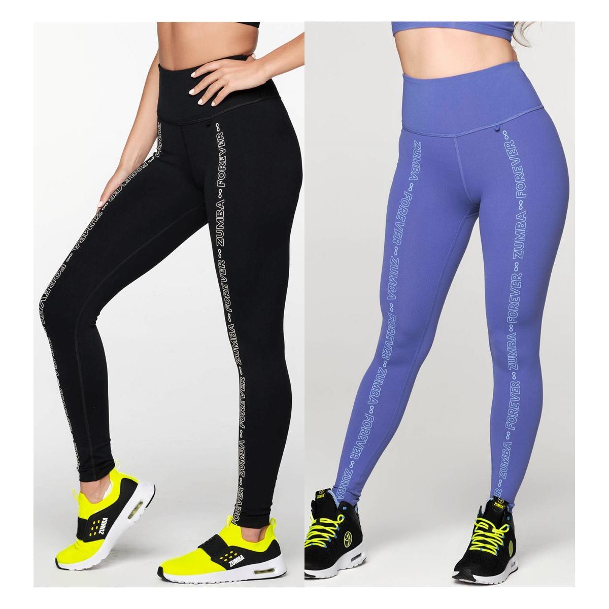 Zumba Forever High Waisted Ankle Leggings.