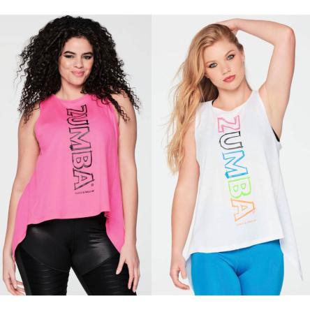 Zumba Too Cool Open Back Tank