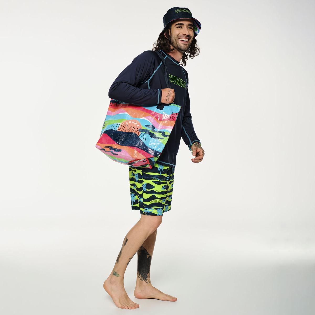 Zumba Sun And Swim Tote Bag
