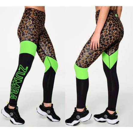 Zumba Animal Expedition High Waisted Ankle Leggings