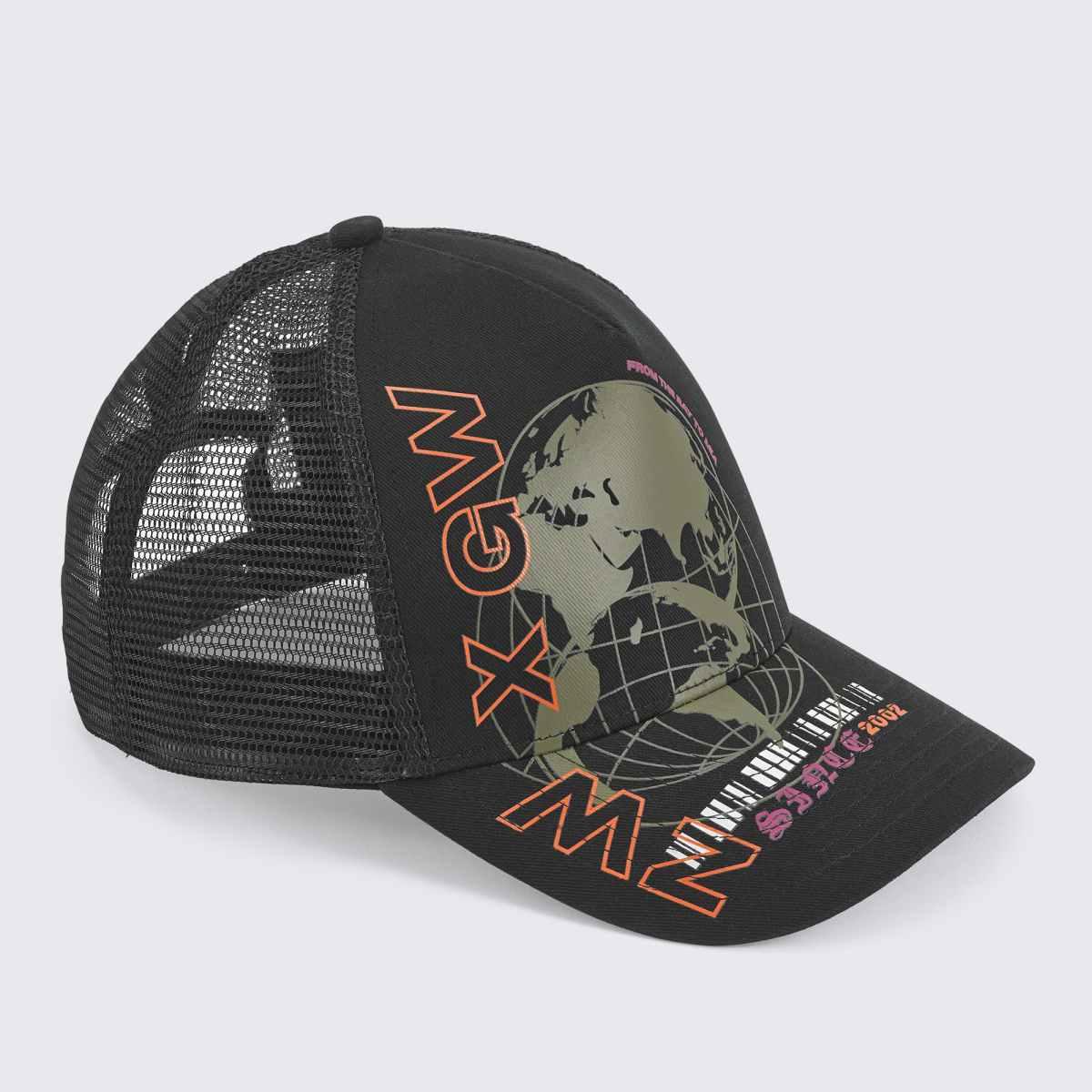 ZW X GW Adjustable Snapback Cap - Bold Black