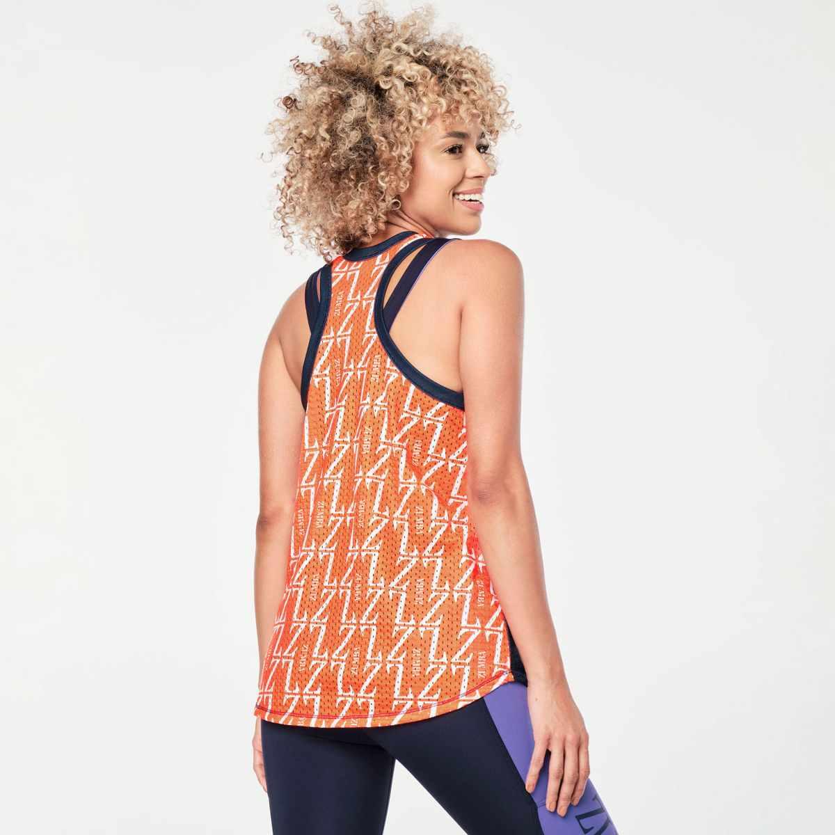 Zumba Prep Basketball Tank - Let's Go Indigo