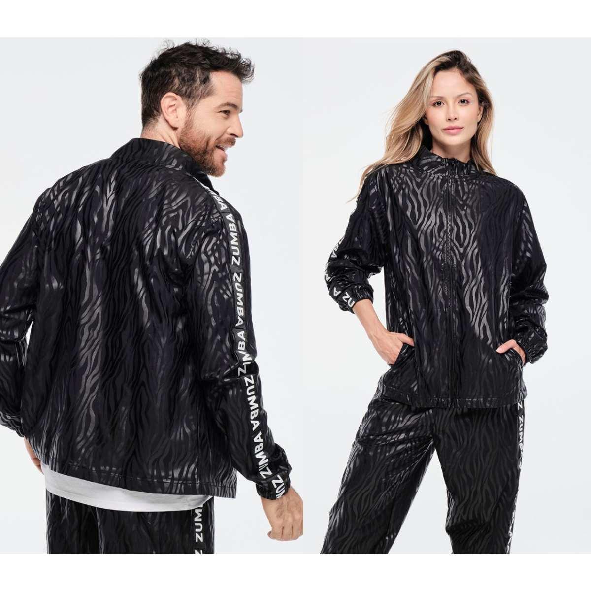 Funscape Mock Neck Woven Jacket