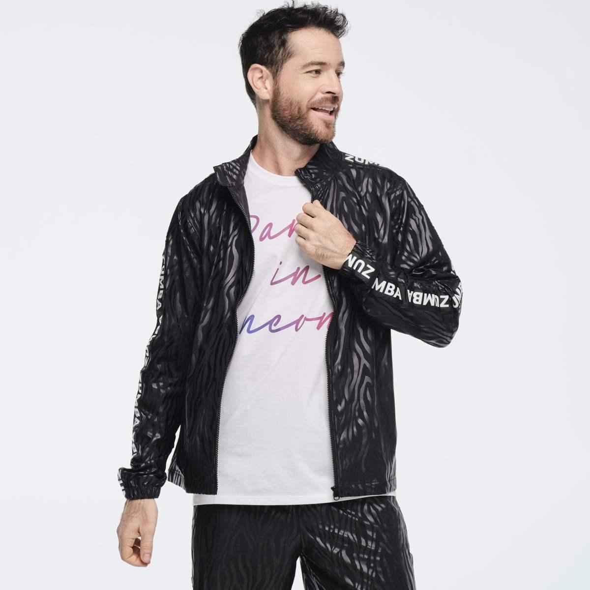 Funscape Mock Neck Woven Jacket