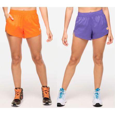 Zumba Explore Woven Shorts - Orange You Hot