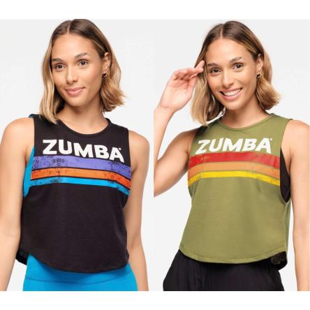 Zumba Explore Round Hem Muscle Tank