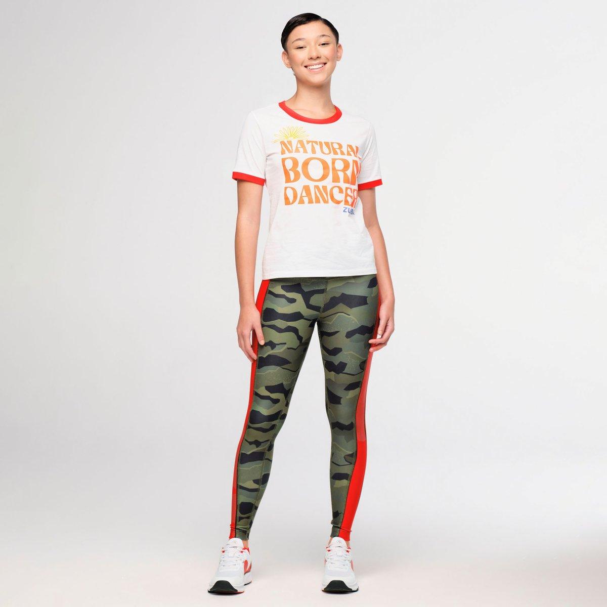 Zumba Explore Ringer Tee - Wear It Out White