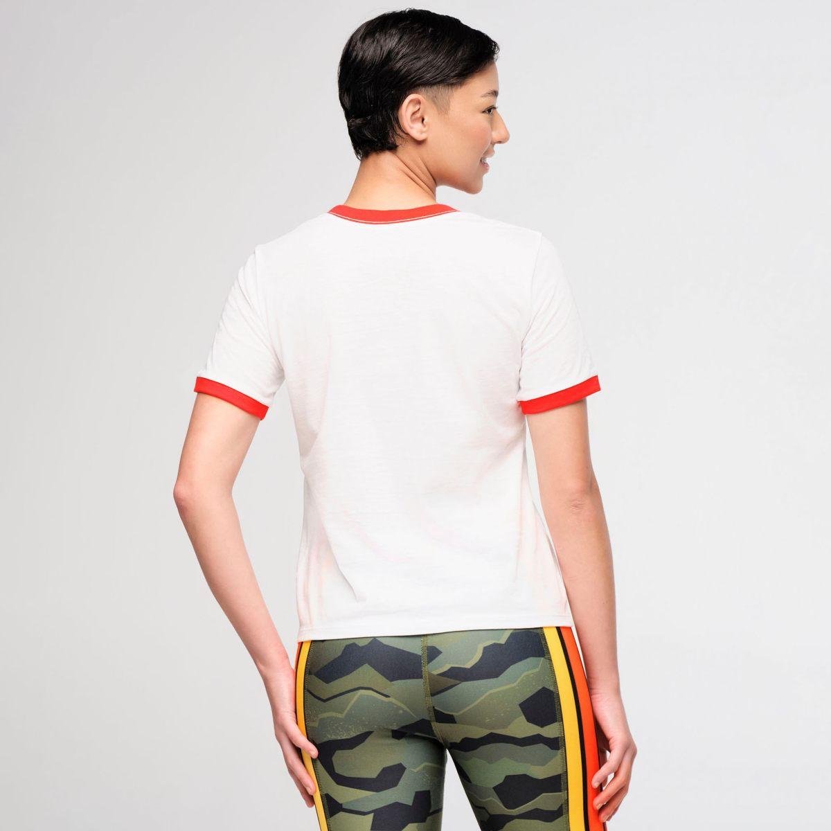 Zumba Explore Ringer Tee - Wear It Out White