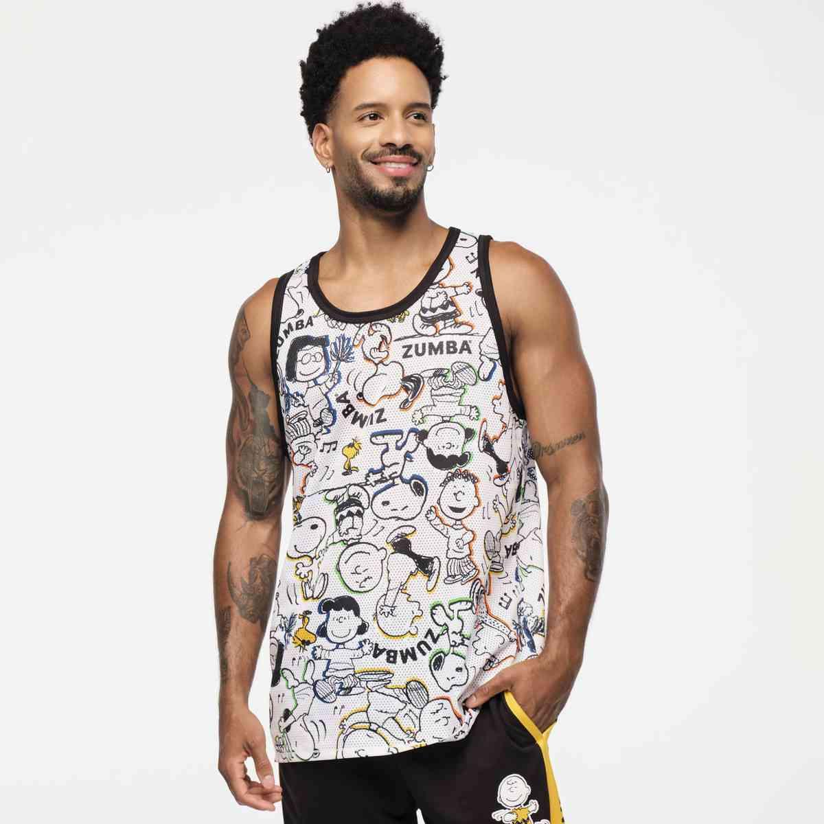 Zumba X Peanuts Men's Basketball Tank