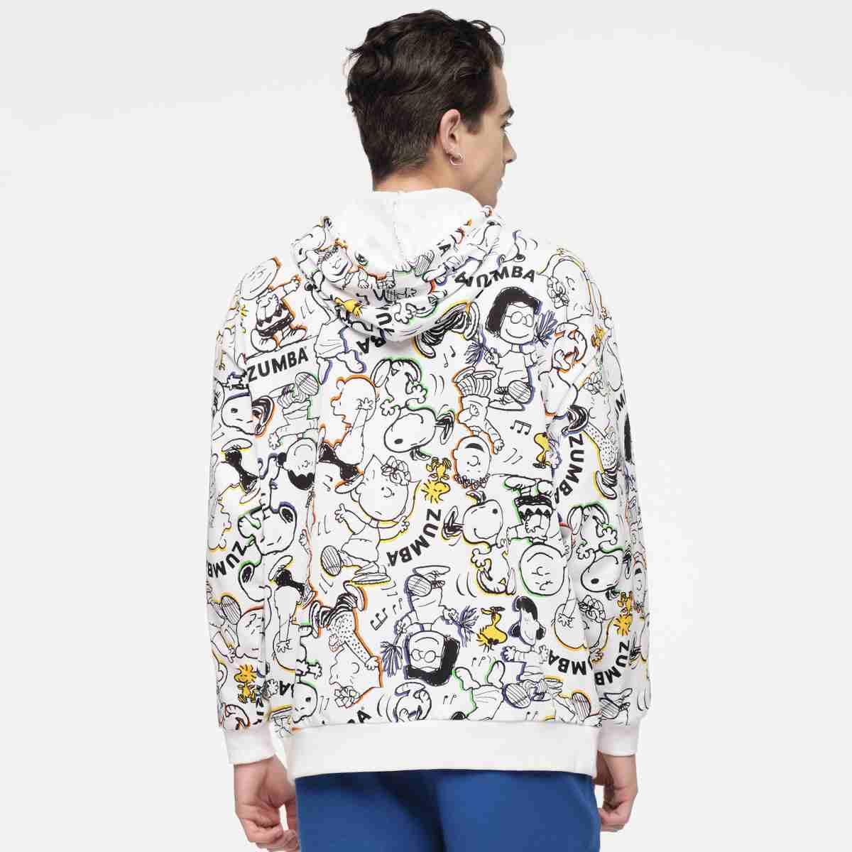 Zumba X Peanuts Unisex Pullover Hoodie - White