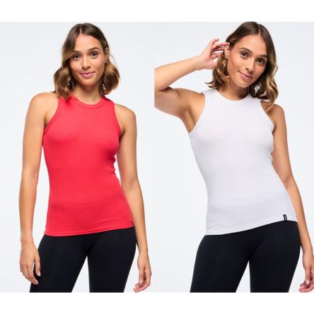 Zumba Haus Fitted High Neck Rib Tank