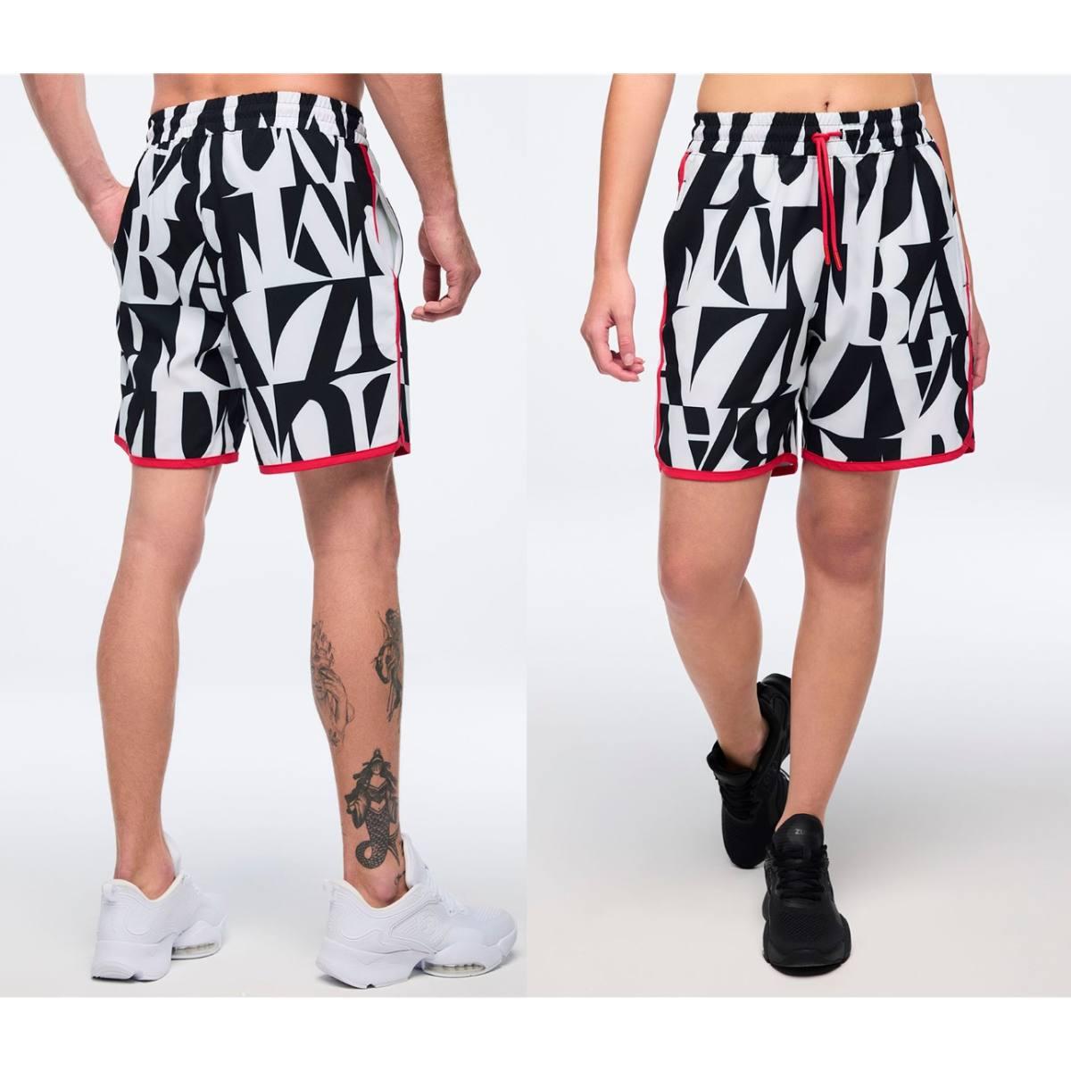 Zumba Haus Men's Woven Short With Binding