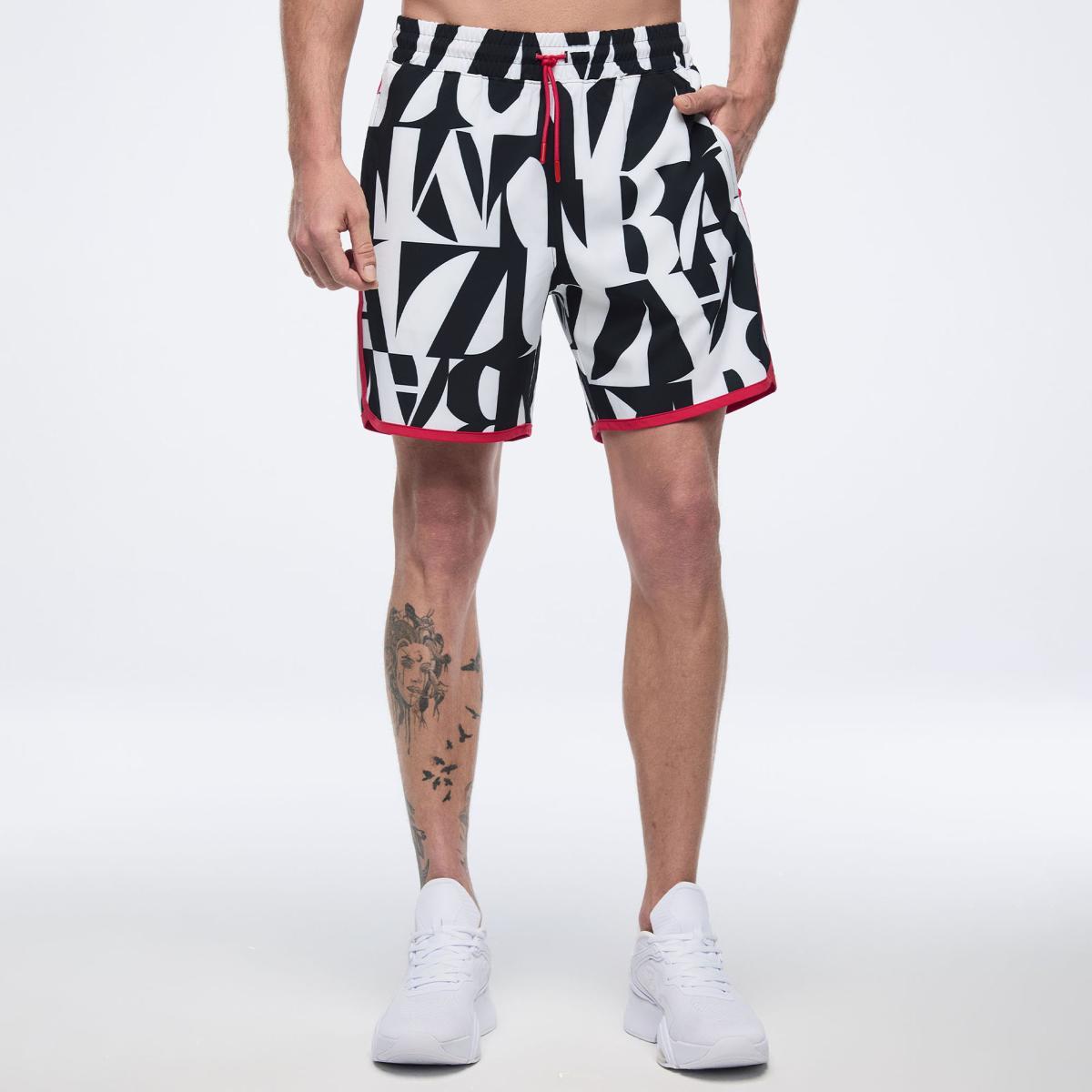 Zumba Haus Men's Woven Short With Binding