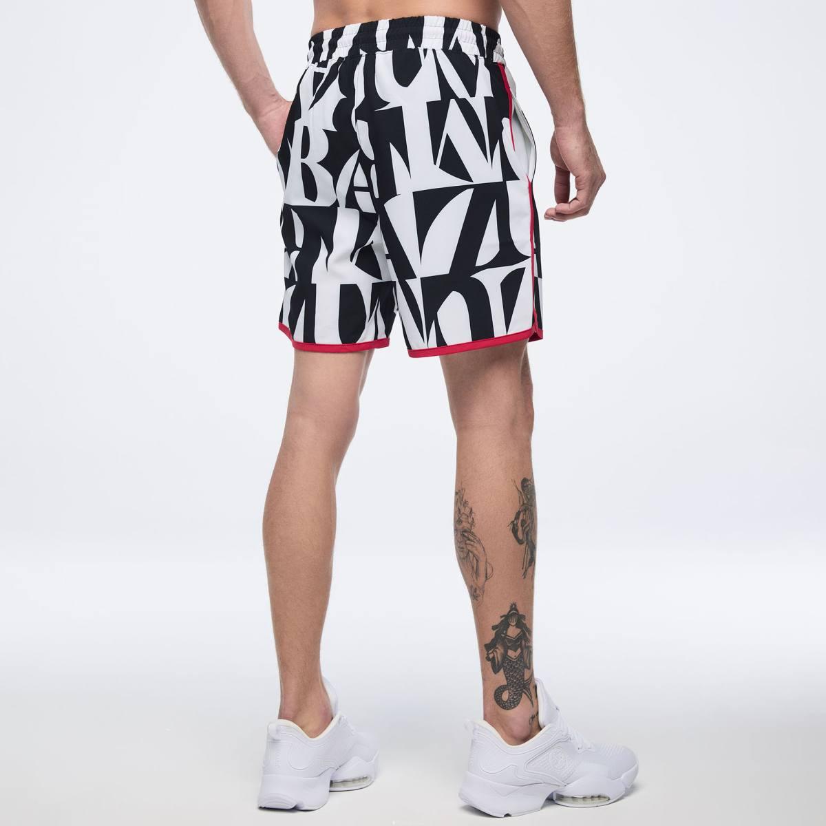 Zumba Haus Men's Woven Short With Binding