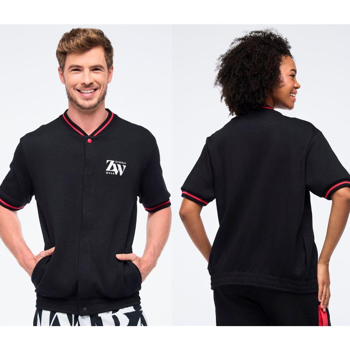 Zumba Haus Men's Short Sleeve Bomber Jacket