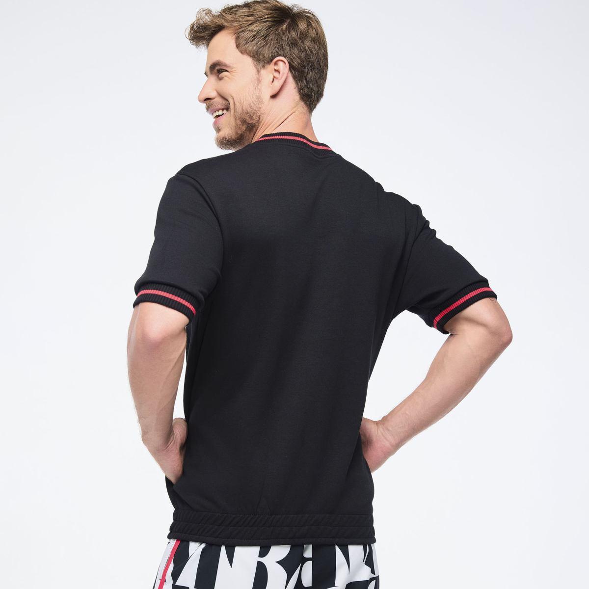 Zumba Haus Men's Short Sleeve Bomber Jacket