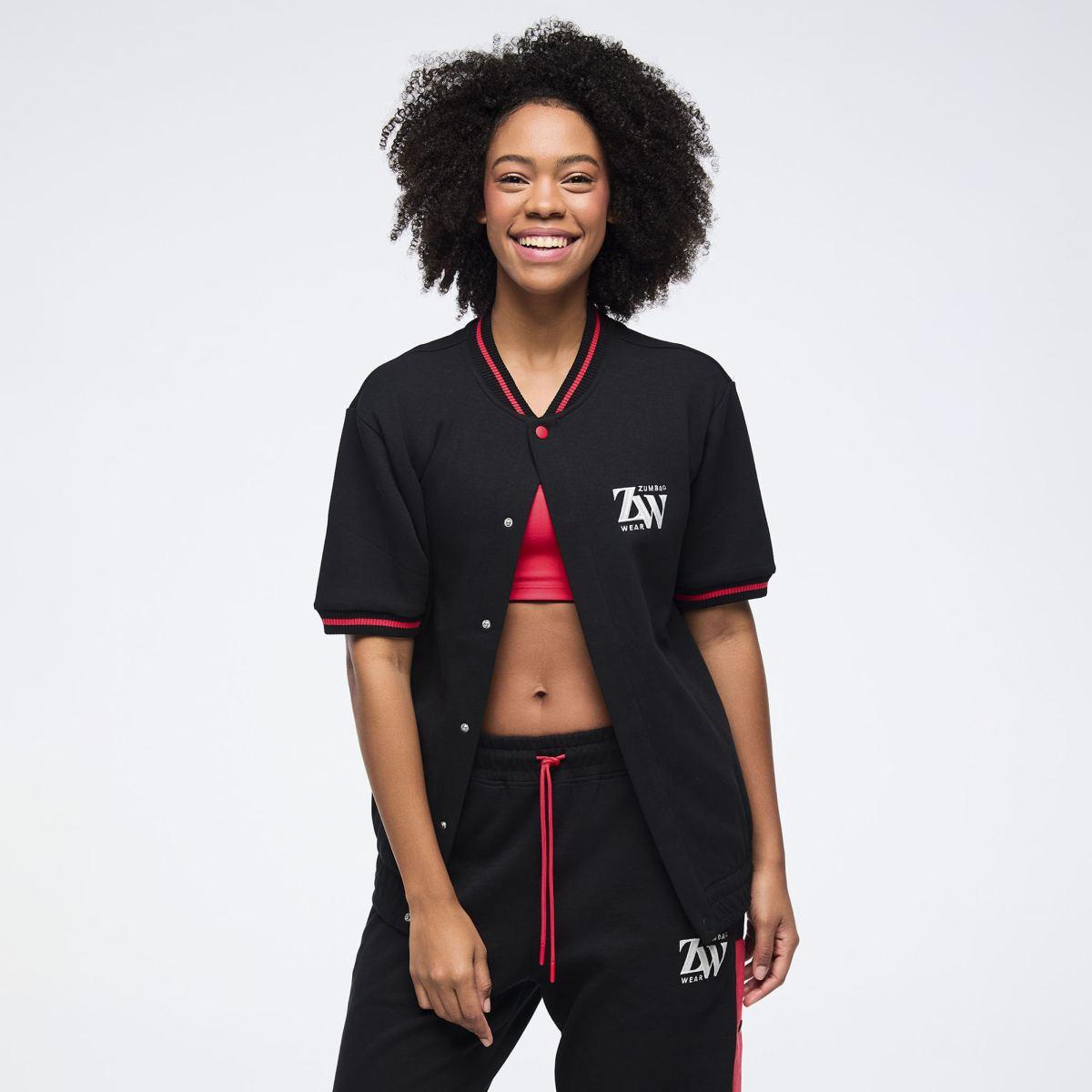 Zumba Haus Men's Short Sleeve Bomber Jacket