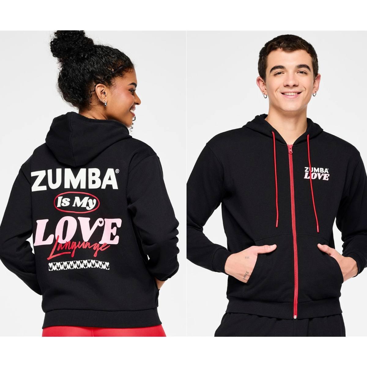 Zumba Love Zip Up Hoodie