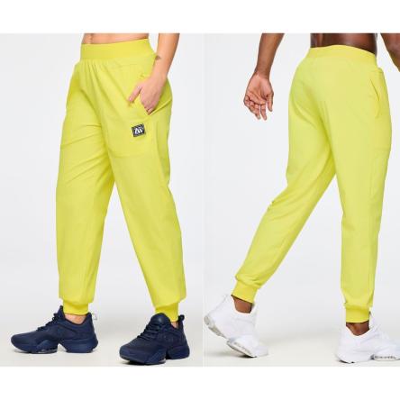 Zumba Out Loud Stretch Woven Slim Ankle Joggers