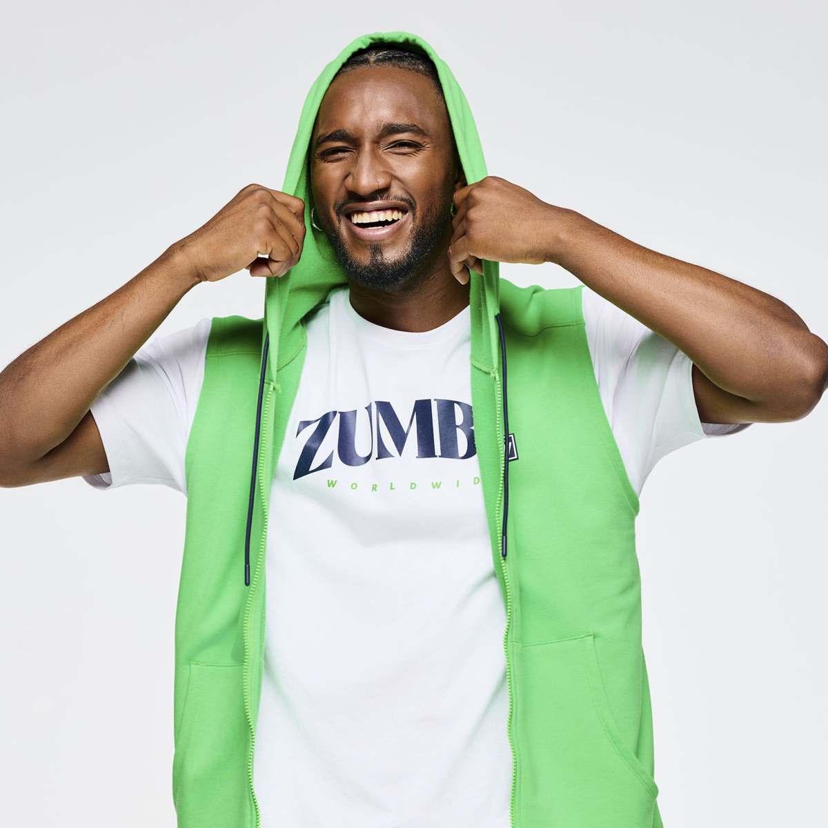 Zumba Out Loud Men's Sleeveless Zip Up Hoodie