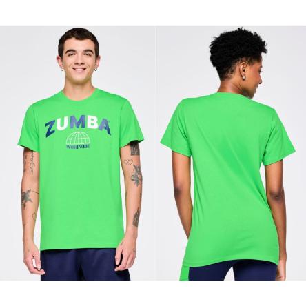 Zumba Out Loud Crew Neck Tee - Green