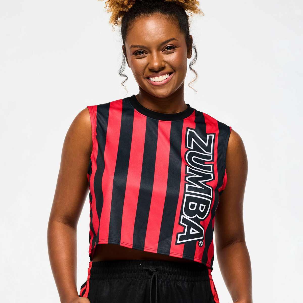 Victory Crew Neck Muscle Crop Tank