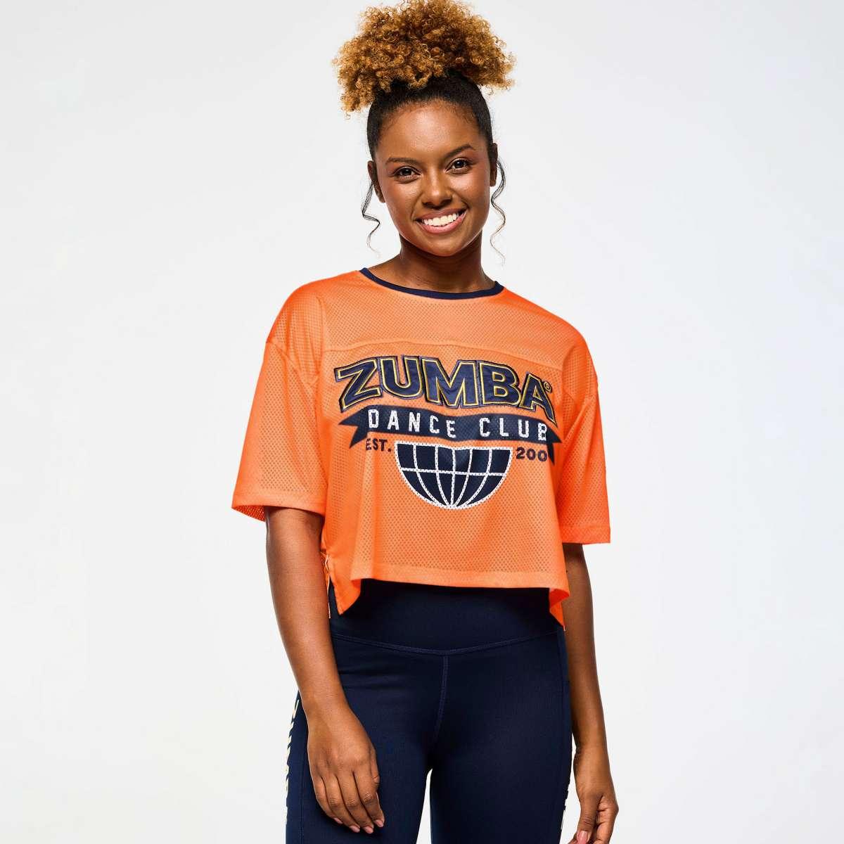 Victory Mesh Boxy Crop Top