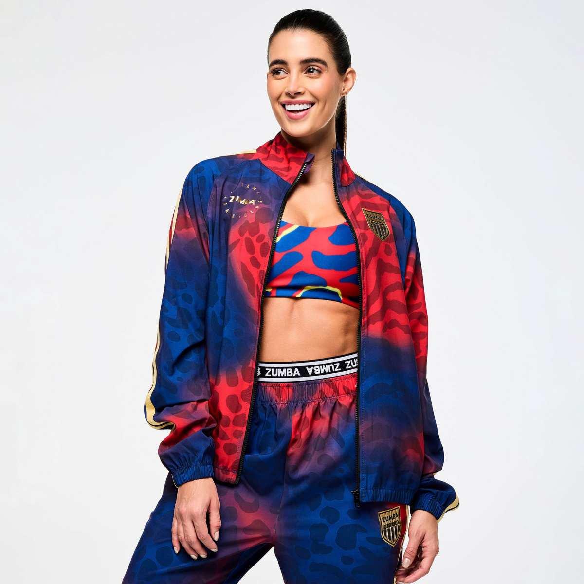 Victory Zip Up Mock Neck Woven Raglan Jacket