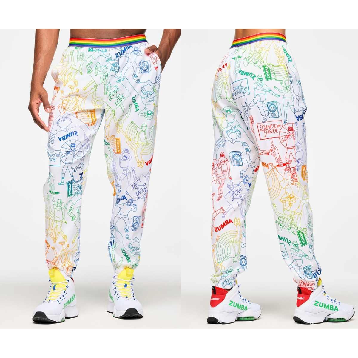 Zumba Elastic Waistband Slouch Woven Pants