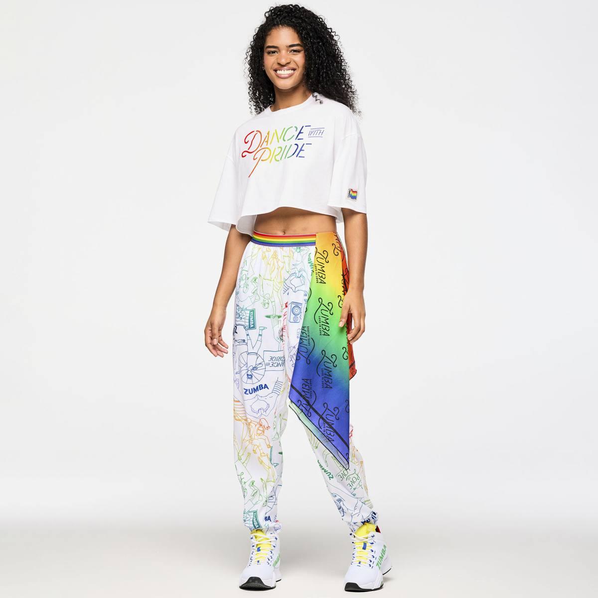 Zumba Elastic Waistband Slouch Woven Pants