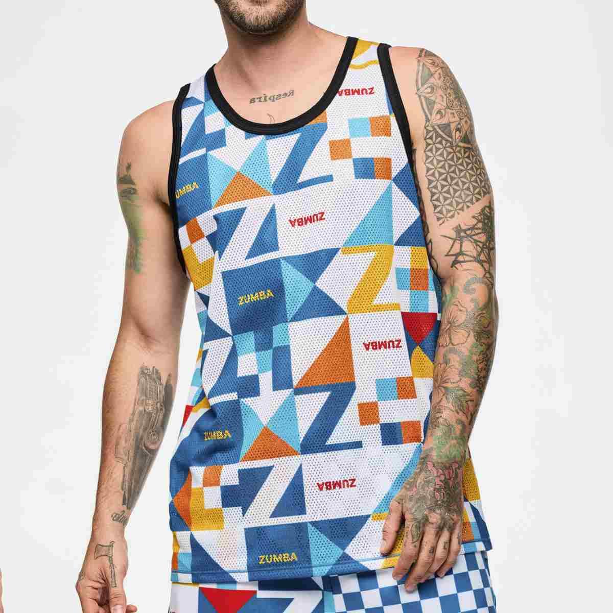 Zumba Rays Men's Basketball Tank