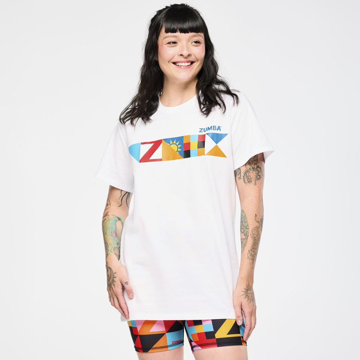 Zumba Rays Crew Neck Tee
