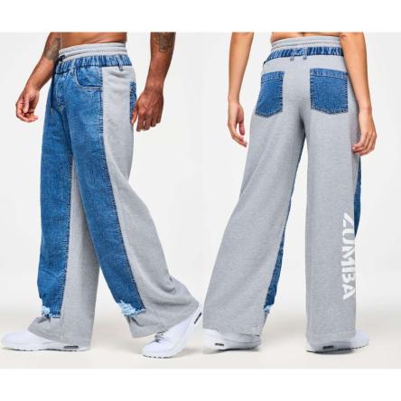 Blue Jean Denim Sweatpants
