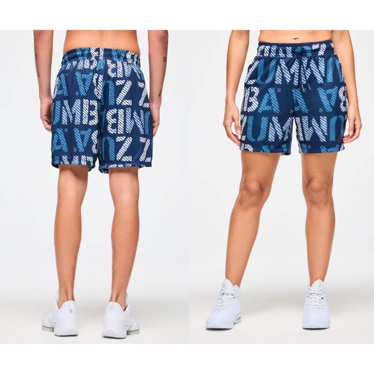 Blue Jean Mesh Shorts