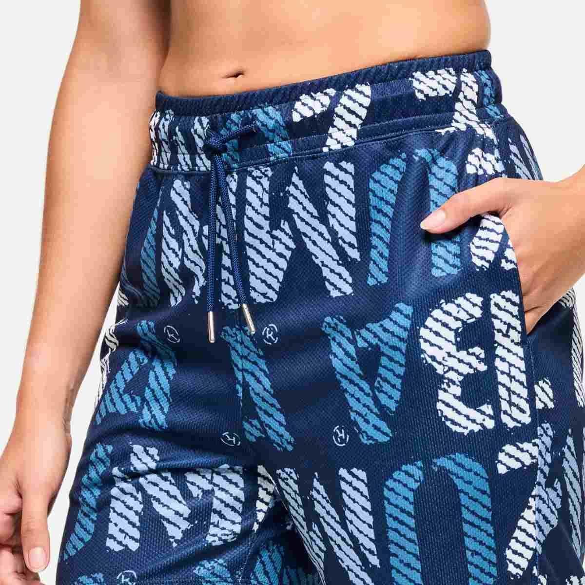 Blue Jean Mesh Shorts