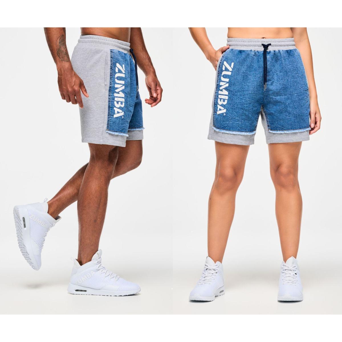 Blue Jean Zumba Denim Shorts