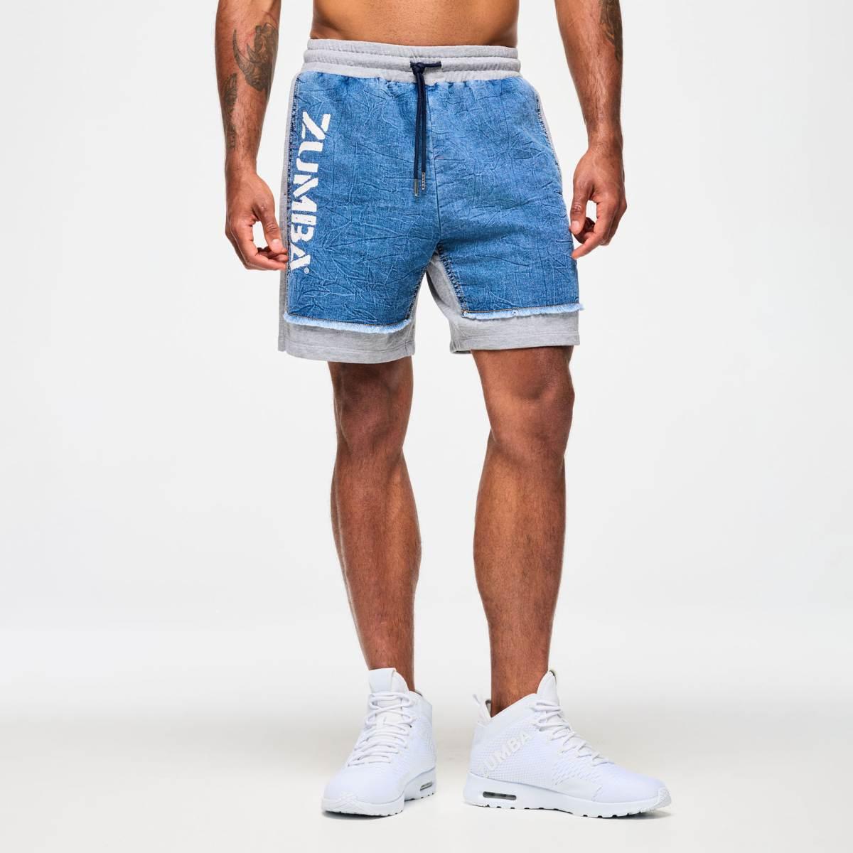 Blue Jean Zumba Denim Shorts