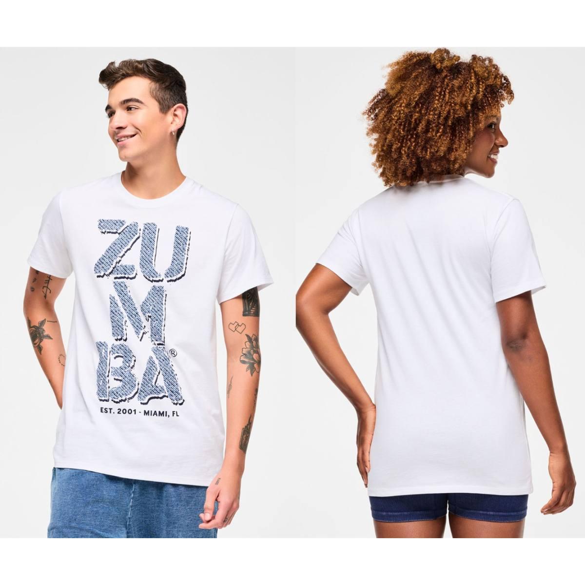 Blue Jean Crew Neck Tee
