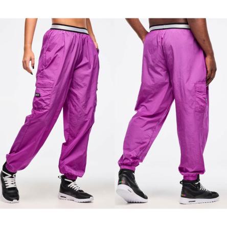 Zumba Libre Parachute Cargo Pants With Elastic Waistband