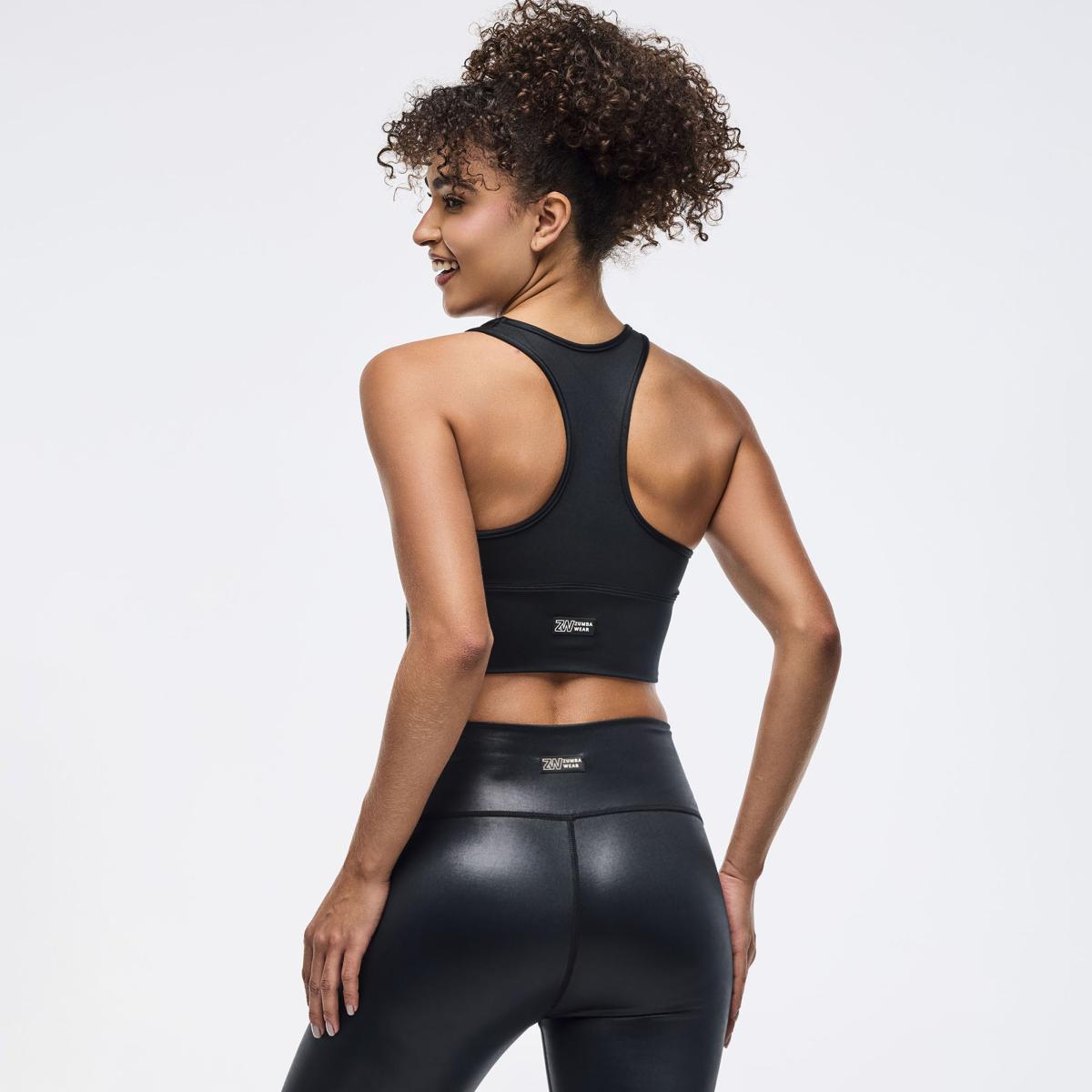 Zumba Libre Shiny Longline Ruched Bra