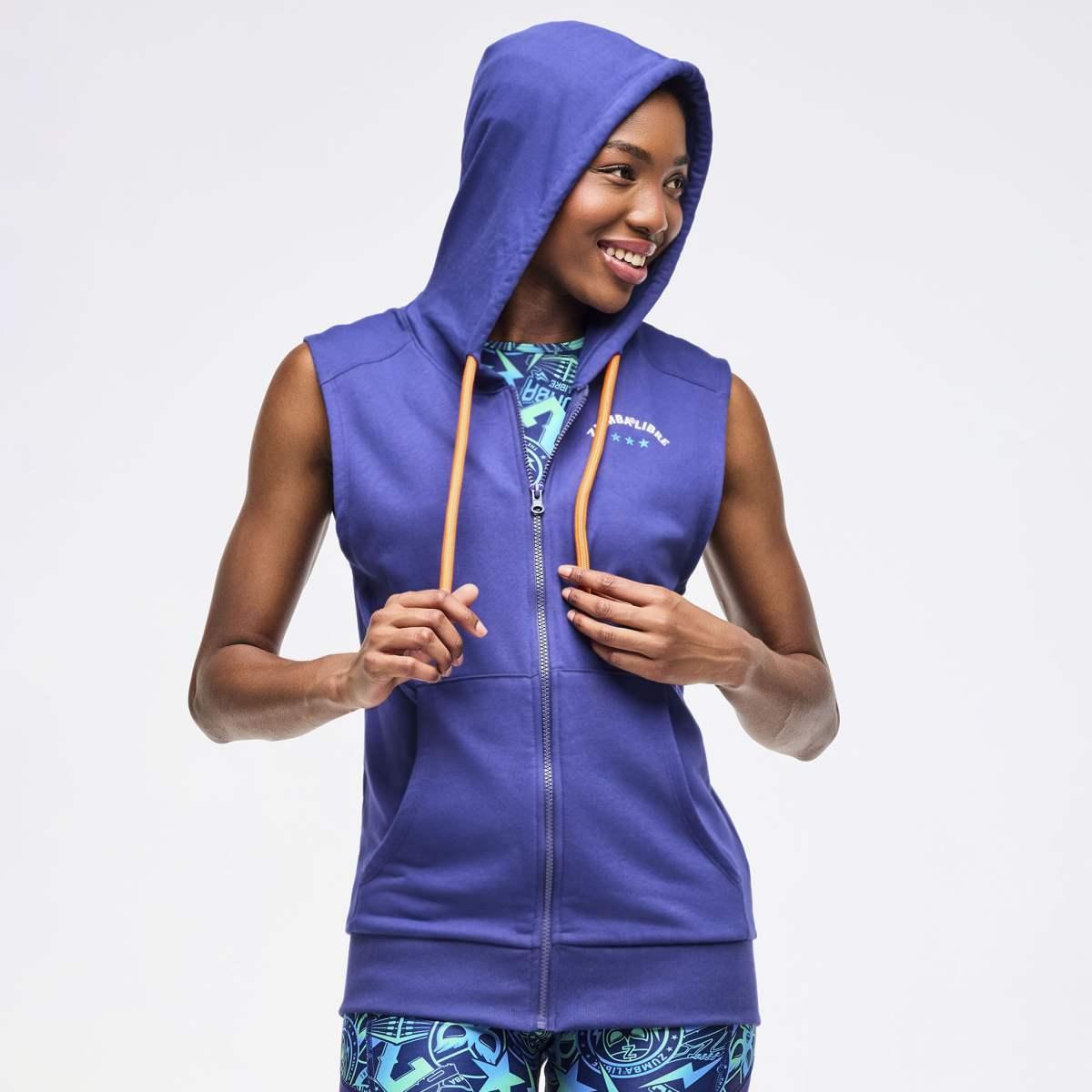 Zumba Libre Men's Sleeveless Zip-Up Hoodie