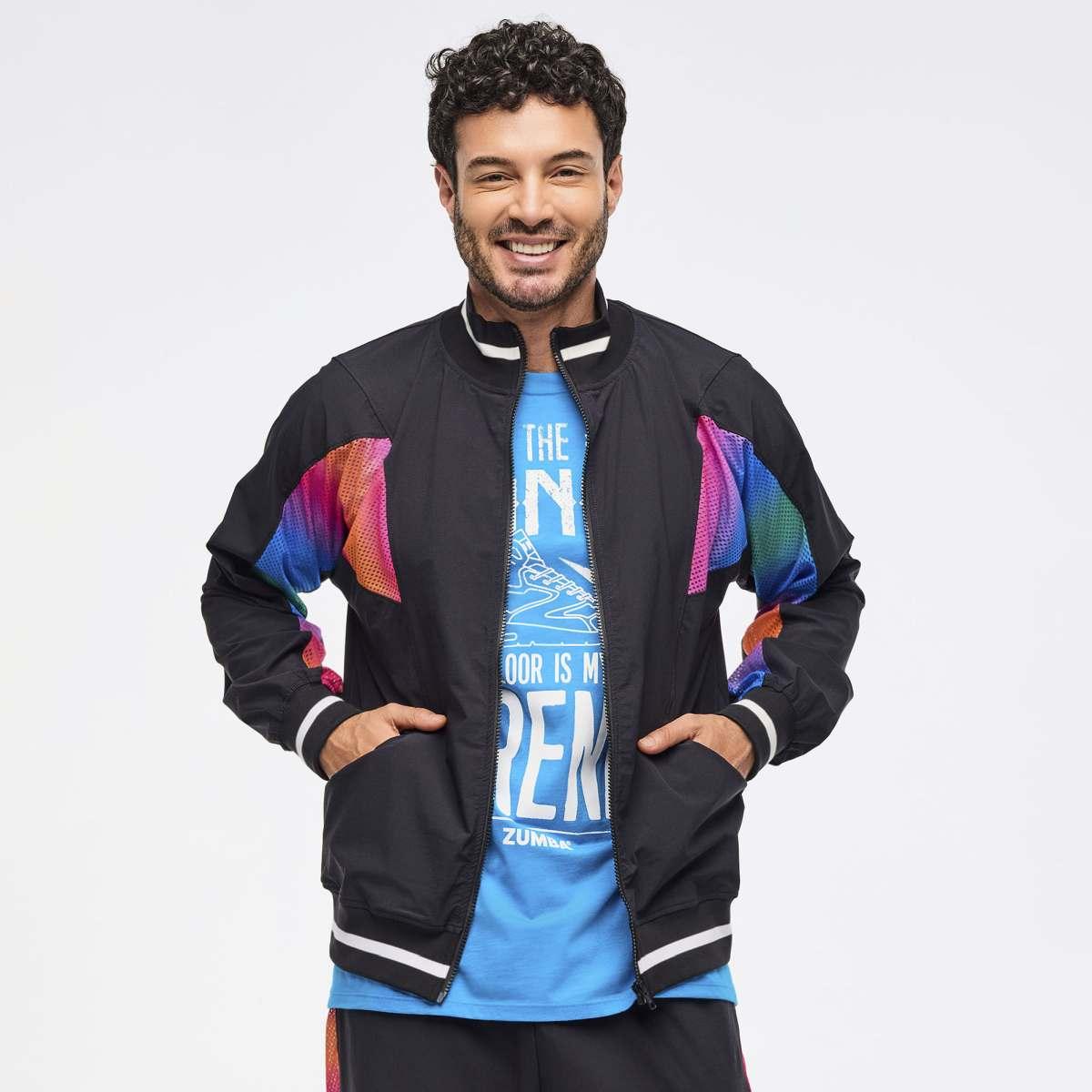 Zumba Libre Men's Oversized Dolman Track Jacket